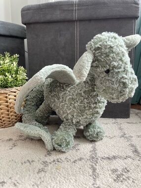 Jellycat Drake Sage Green Dragon Stuffed Plush Toy